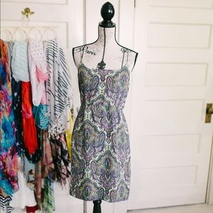 J.Crew Paisley Midi Dress